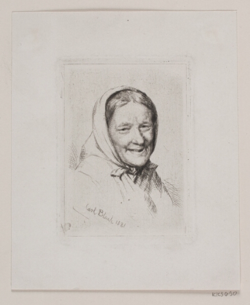 Carl Bloch, En fiskerkone