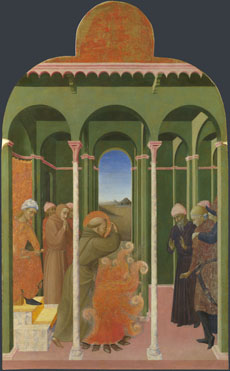 Sassetta, Saint Francis before the Sultan