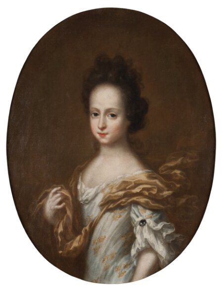 David Klöcker Ehrenstrahl (Attributed to), Hedvig Sofia, 1681-1708, prinsessa av Sverige, hertiginna av Holstein-Gottorp