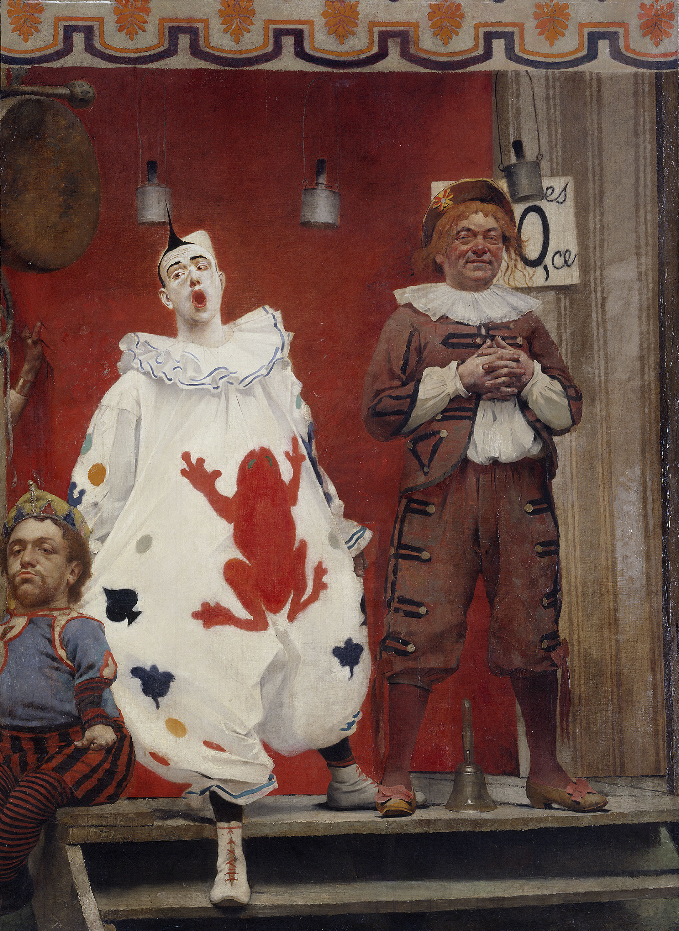 Fernand Pelez, Grimaces et misère - Les Saltimbanques (clown blanc et bonisseur)