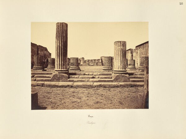Giorgio Sommer, Pompei. Basilique