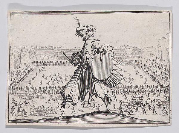 Anonymous, Copy of Le Jeu de Paume sur la Place Sainte-Croix, a Florence (The Tennis Game at the Piazza Santa Croce, in Florence), from "Les Caprices"