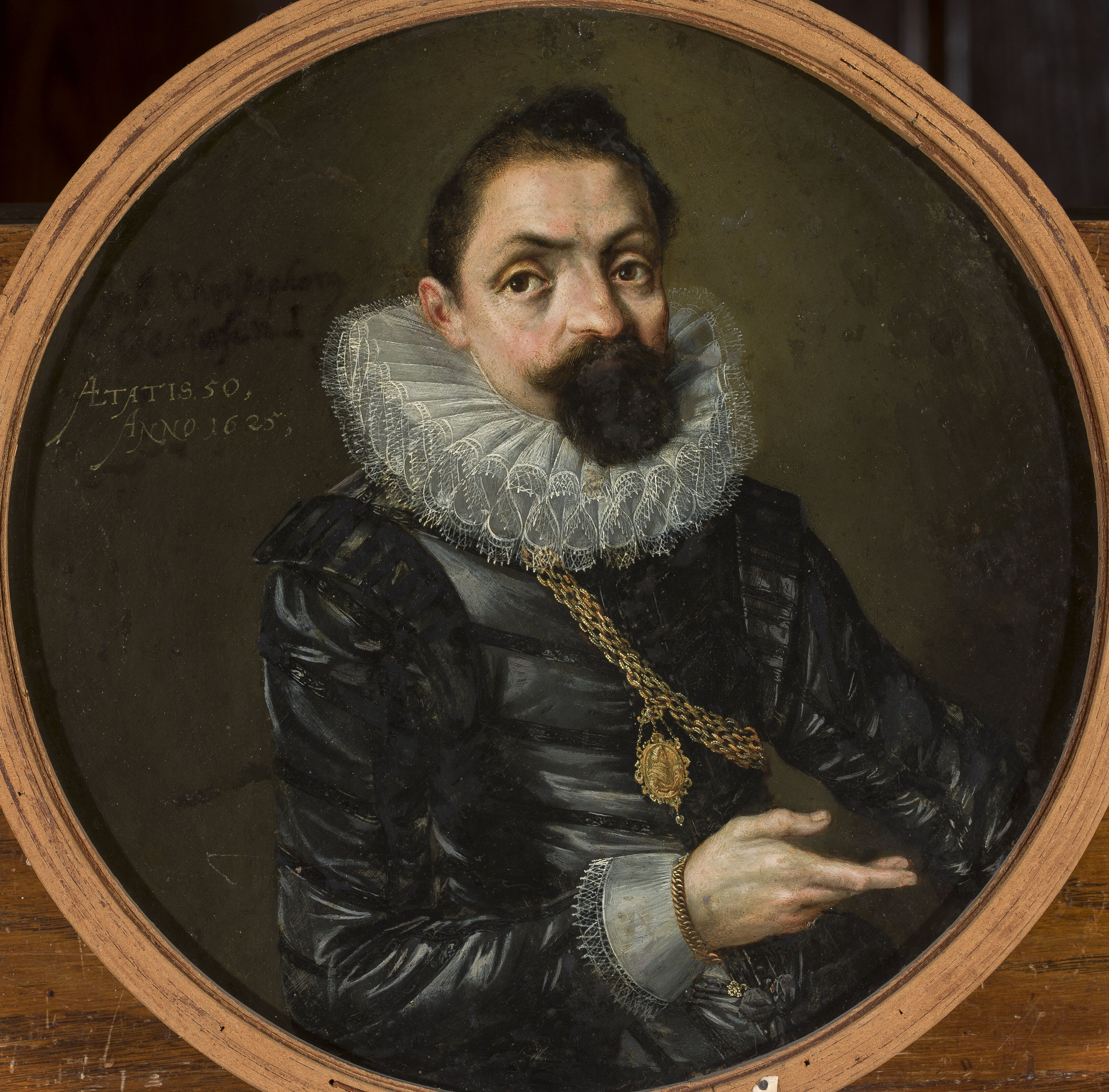 Lorenz Strauch, Double-sided portrait of Johann Christoph Oelhofen