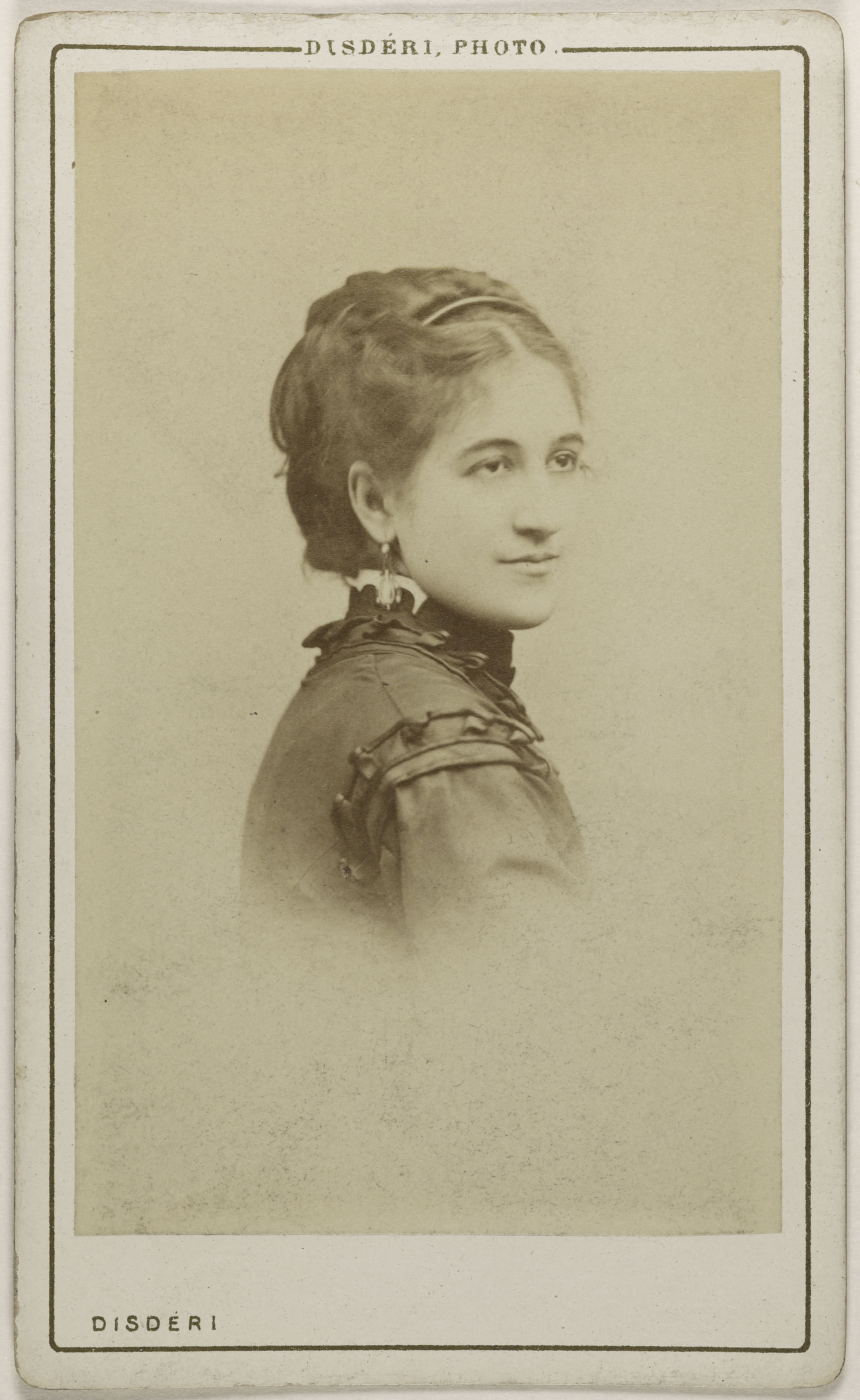 André-Adolphe-Eugène Disdéri, Portrait de Berthelly, (actrice)