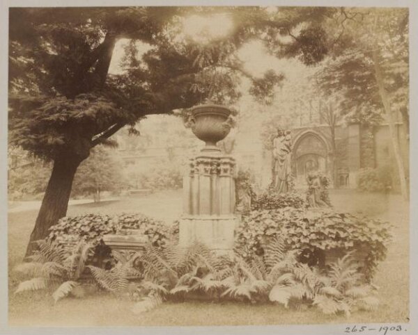 Atget, Jean-Eugène-Auguste, Garden, Musee de Cluny, Paris, France