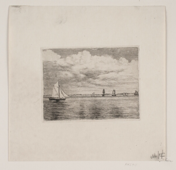 Carl Bloch, Søstykke. Skyet luft