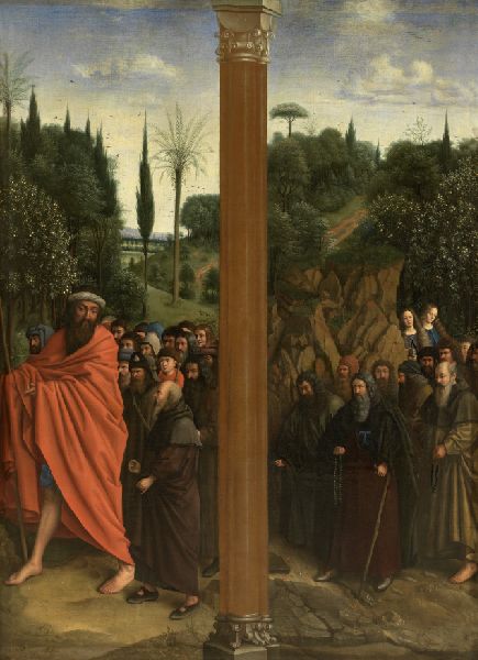 Jan van Eyck, Holy Hermits and Holy Pilgrims
