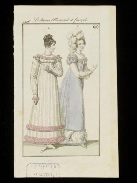 Unknown, Costumes Allemands et Francois