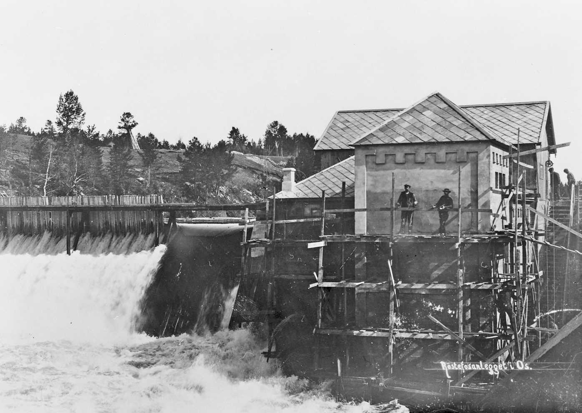 Peder J. Bredalslien, Kraftstasjon. Røstefossanlegget i Os