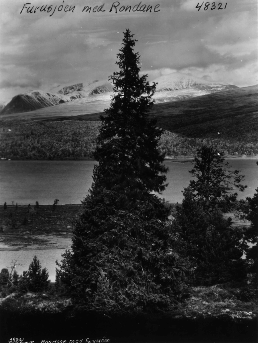 Anders Beer Wilse, Rondane, Furusjoen, Landskap