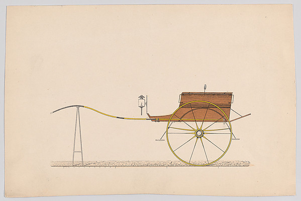 Anonymous, French, 19th century, Design for Village Cart