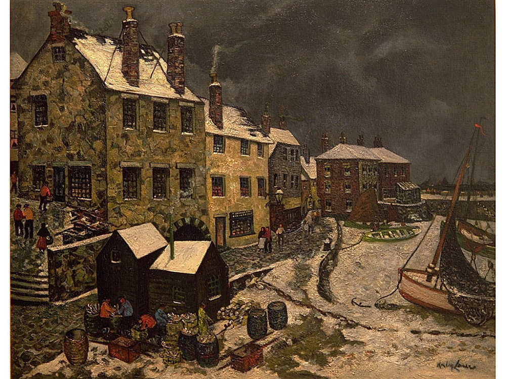 Hayley Lever, Around the Harbor, Winter, St. Ives