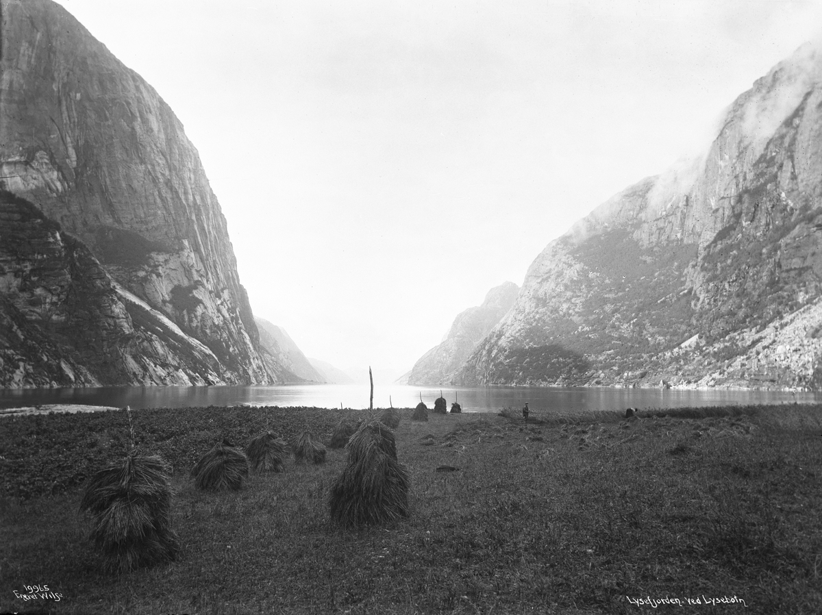 Anders Beer Wilse, Prot: Lysefjorden fra Lysebotn 12/9
