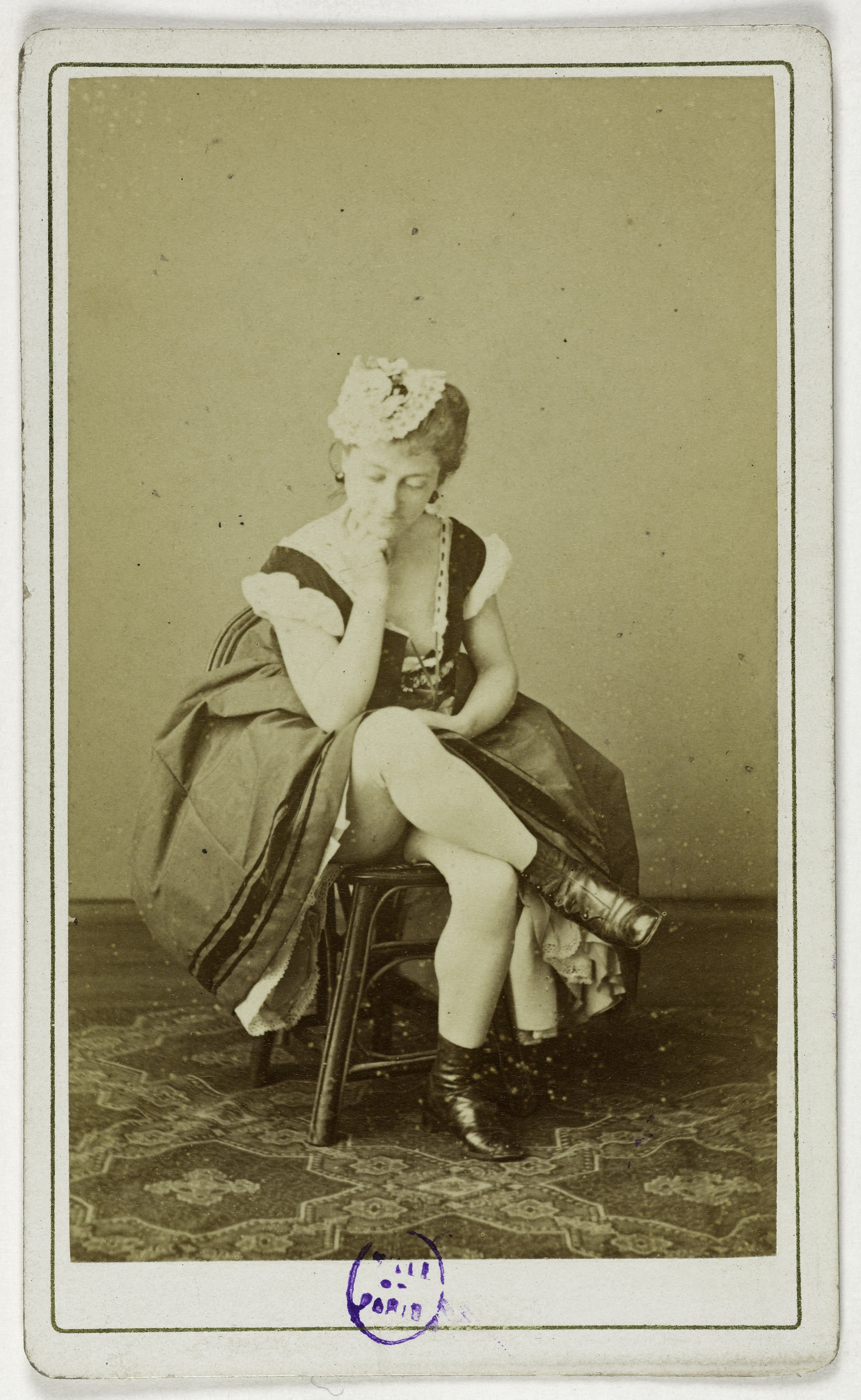 Anonyme, Portrait d'Héloïse, (actrice au théâtre des Variétés)