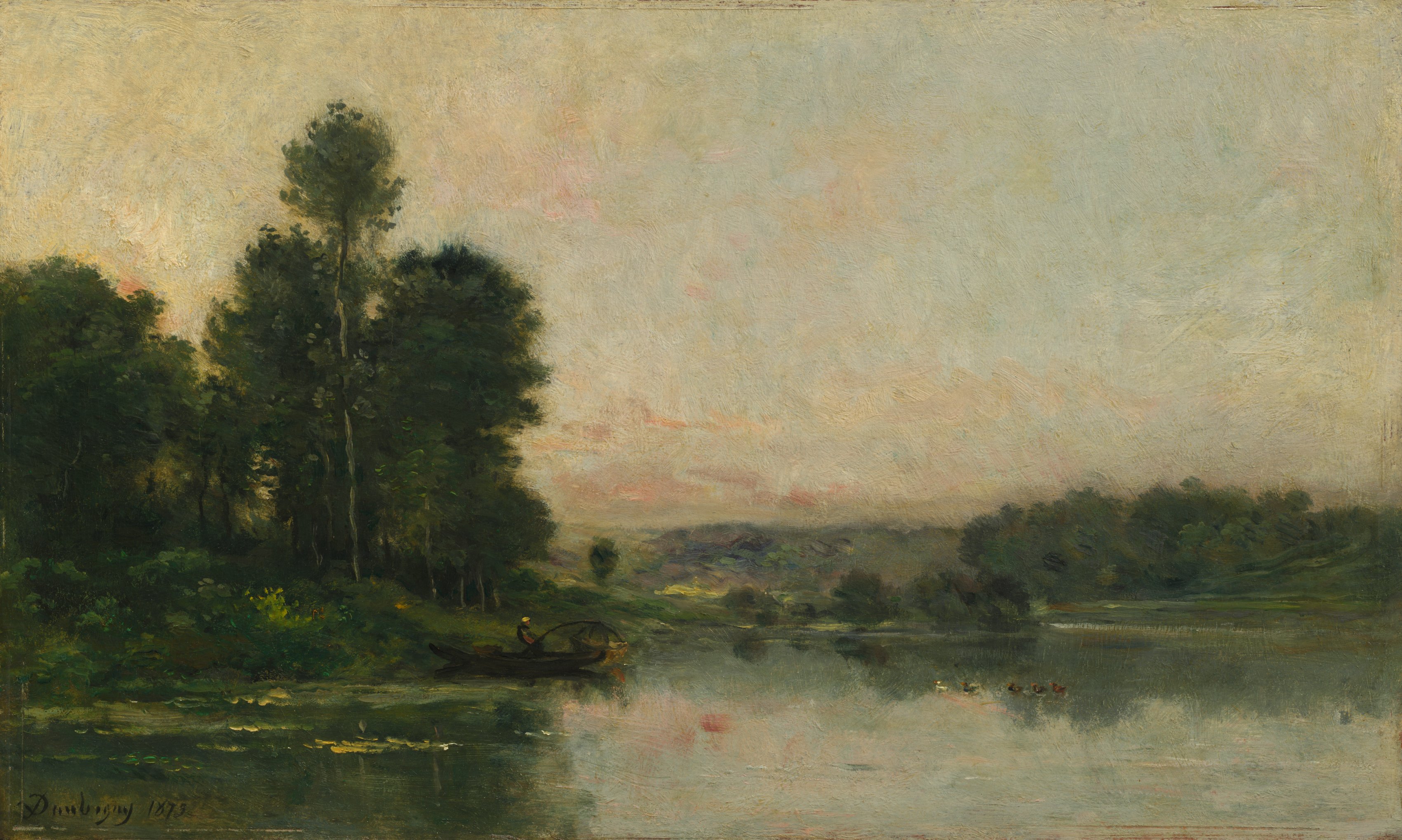 Charles François Daubigny, The Hillsides of Méry-sur-Oise, Opposite Auvers