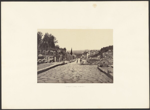 Giorgio Sommer, Street view, Pompeii