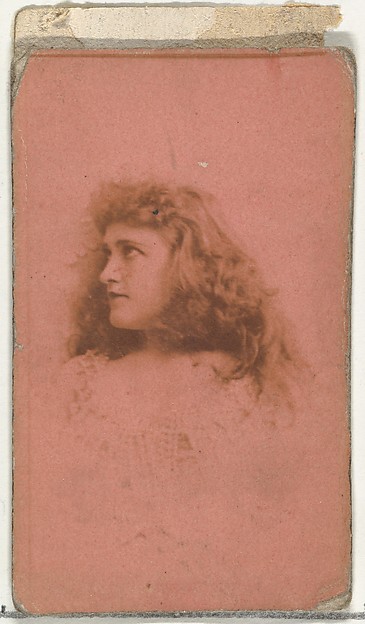 W. Duke, Sons & Co., [Actress in profile], from the Actors and Actresses series (N145-8) issued by Duke Sons & Co. to promote Duke Cigarettes