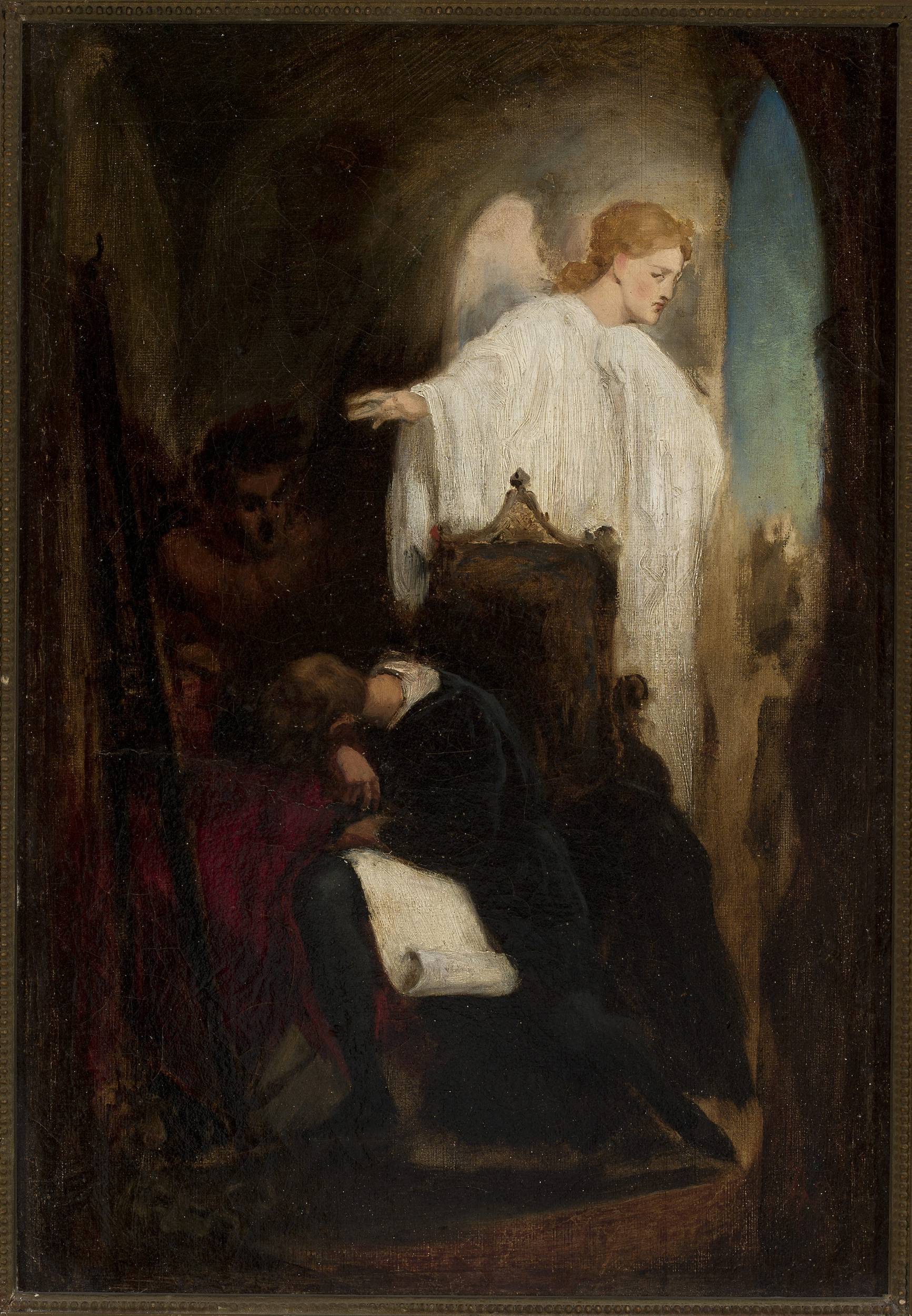 Artur Grottger, Struggle with Satan