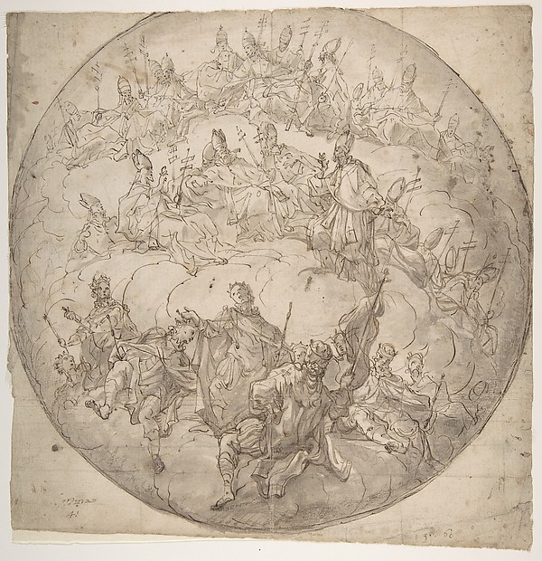 Francesco de Mura, Kings, Bishops and Popes: design for ceiling