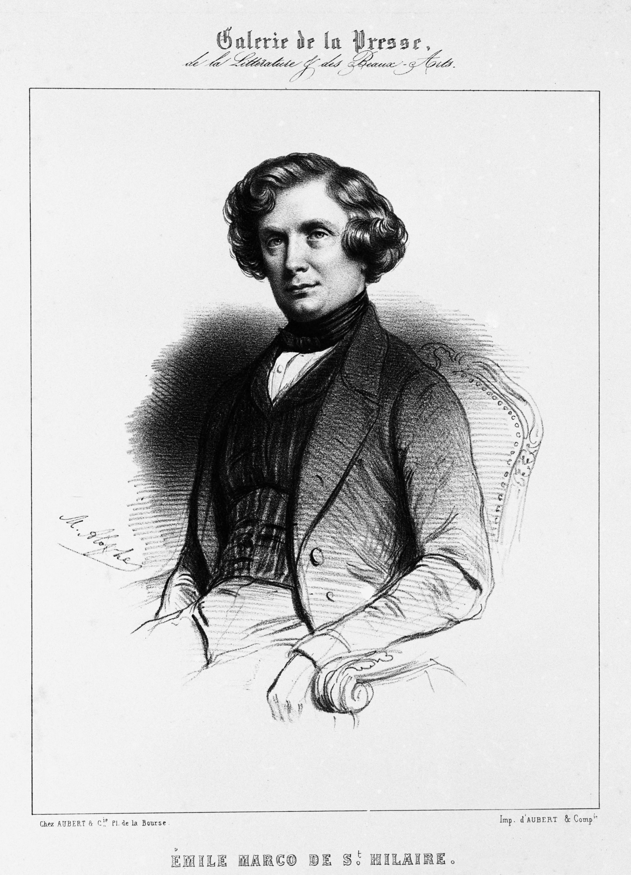 Marie-Alexandre Alophe, Emile Marco de St Hilaire