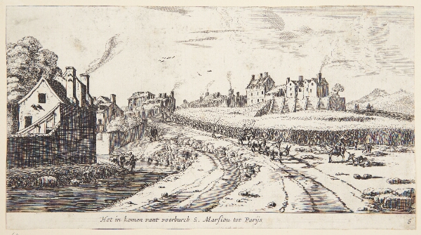 Reinier Zeeman, Indfaldsvejen til Saint Marceau nær Paris
