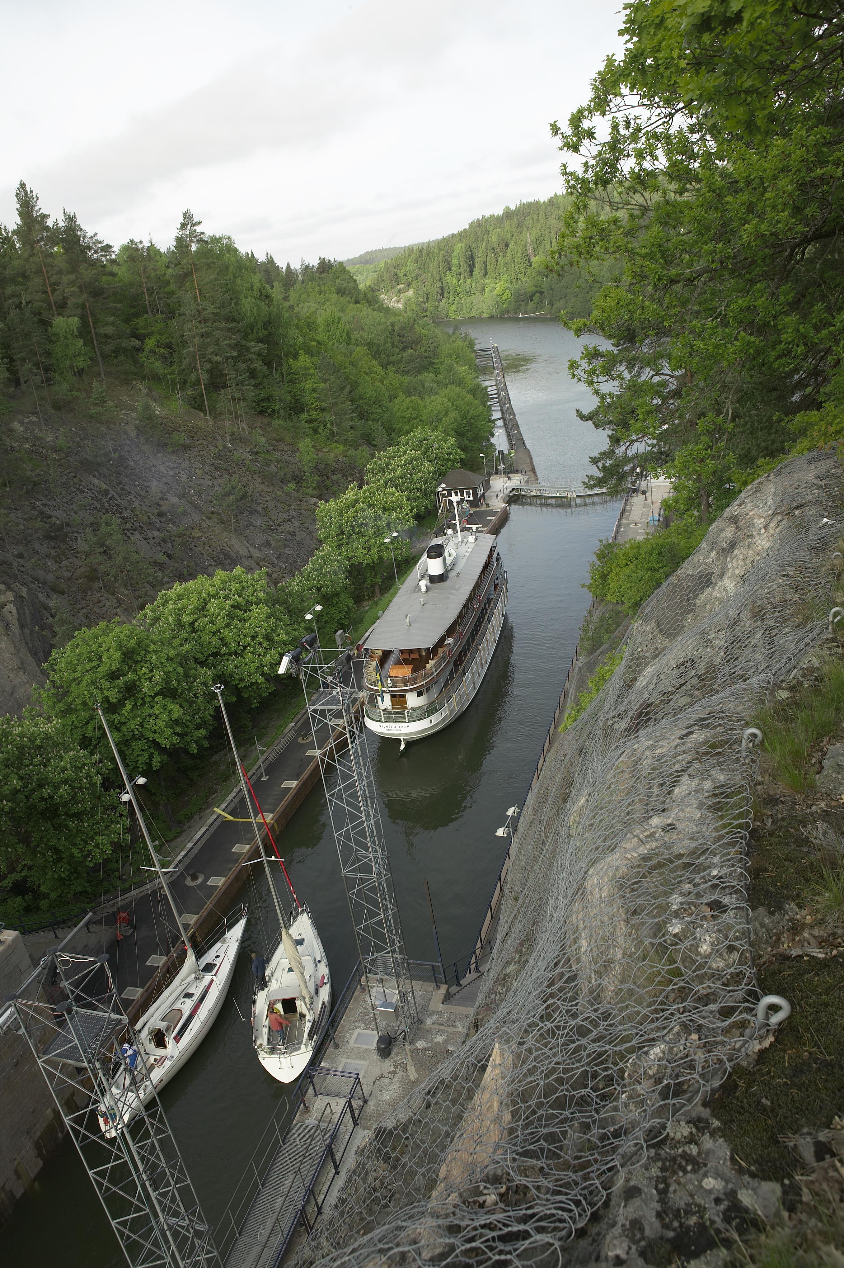 Bengt A Lundberg, Trollhätte kanal