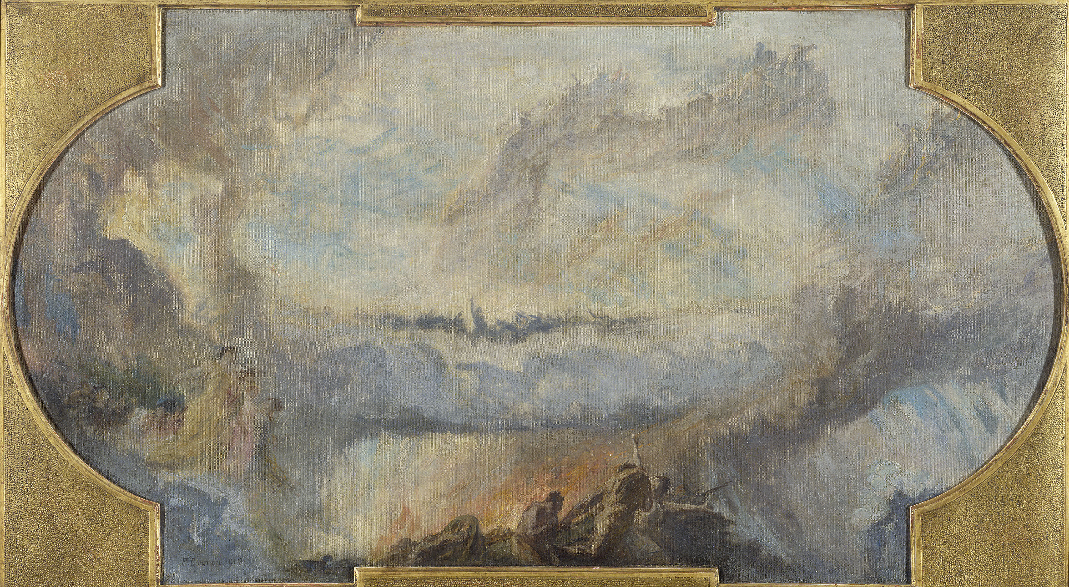 Fernand Cormon, Esquisse pour la galerie nord du Petit Palais : La Révolution française (Plafond)
