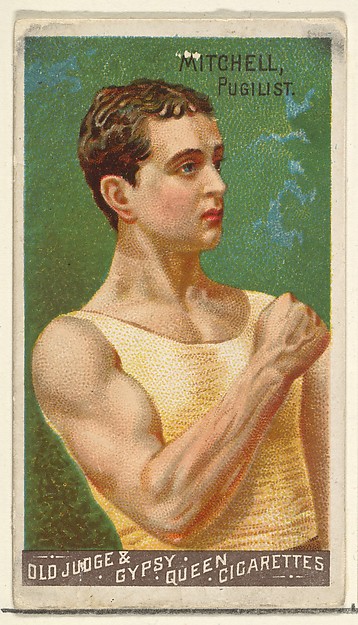 Goodwin & Company, Mitchell, Pugilist, from the Goodwin Champion series for Old Judge and Gypsy Queen Cigarettes