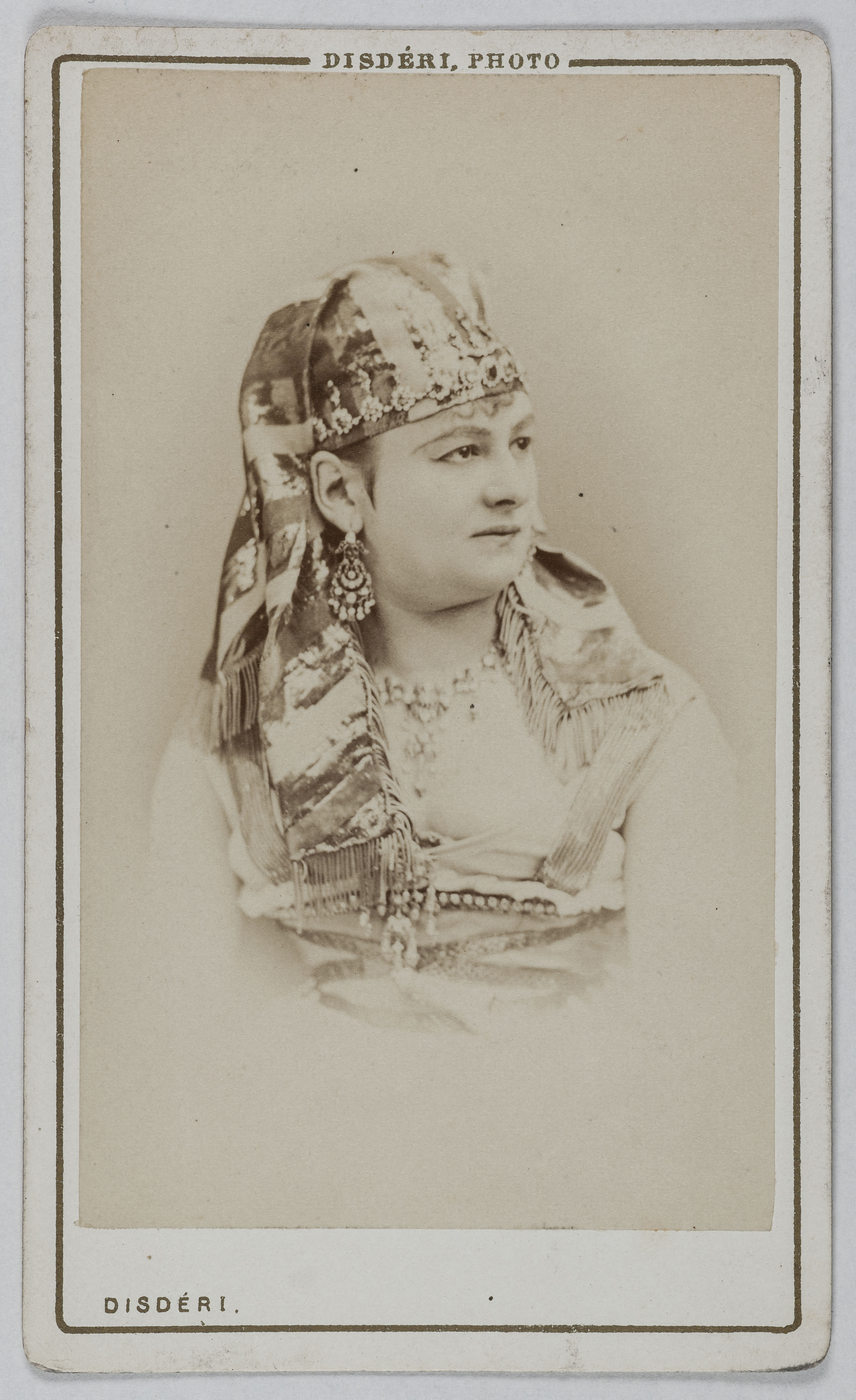 André-Adolphe-Eugène Disdéri, Portrait de Fantine, (artiste lyrique)