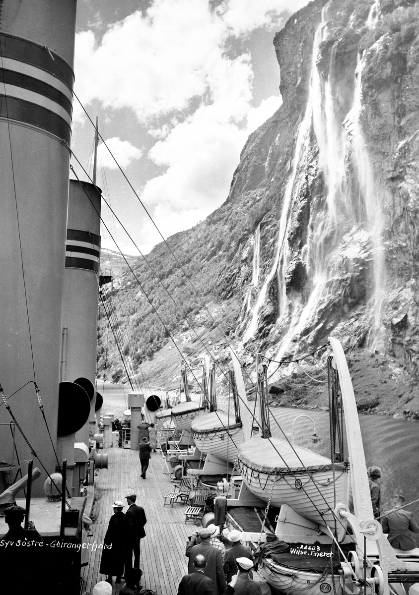 Anders Beer Wilse, Prot: Rotarytur Vestlandsfjordene, Geirangerfjord Syv søstre
