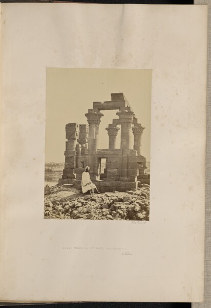 Francis Frith, Early Morning at Wady Kardassy - Nubia