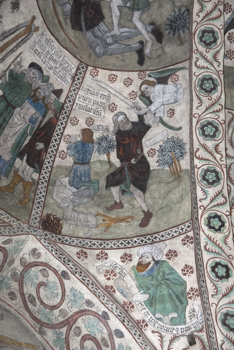 Bengt Backlund, Lime painting in Täby Church, Uppland 2009