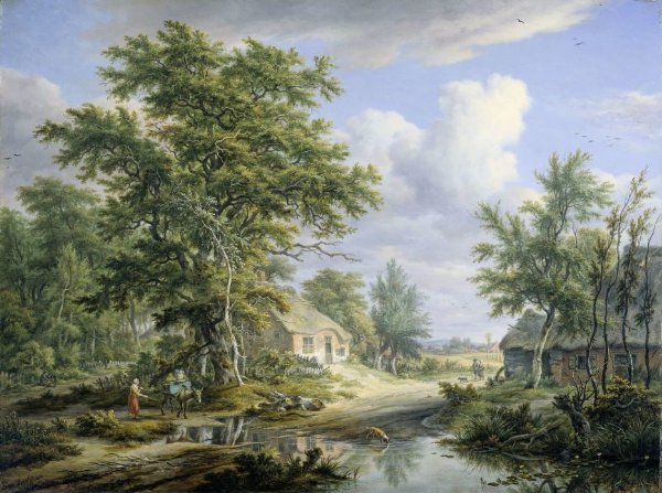 Egbert van Drielst, Farms on the Fringe of a Wood