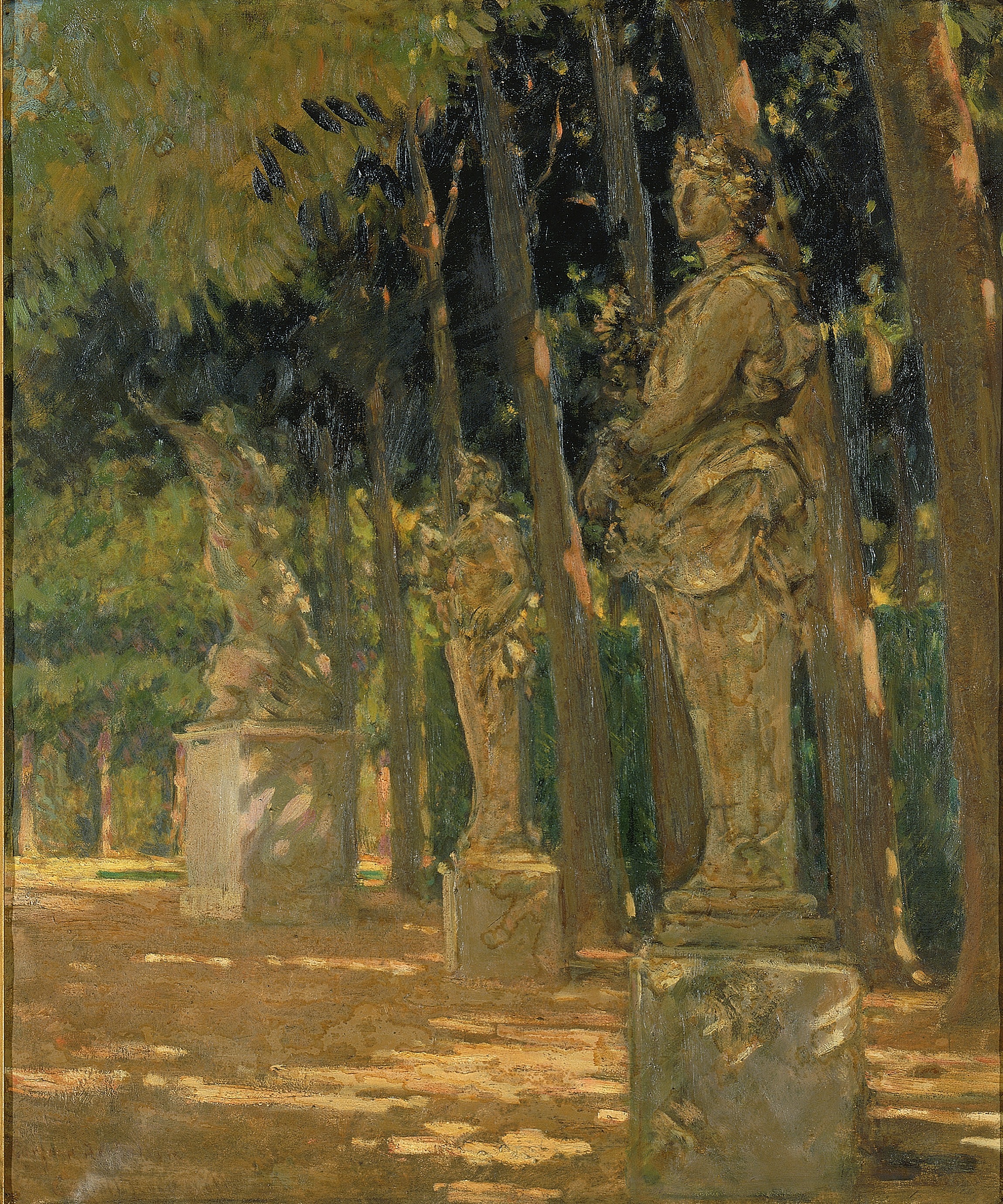 Carroll Beckwith, Carrefour at the End of the Tapis Vert, Versailles