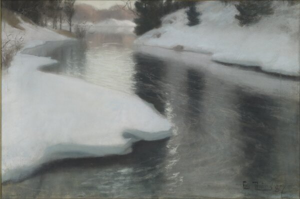 Frits Thaulow, Islossning