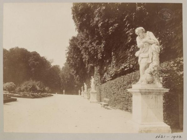 Atget, Jean-Eugène-Auguste, Statue of "Winter", Versailles, France