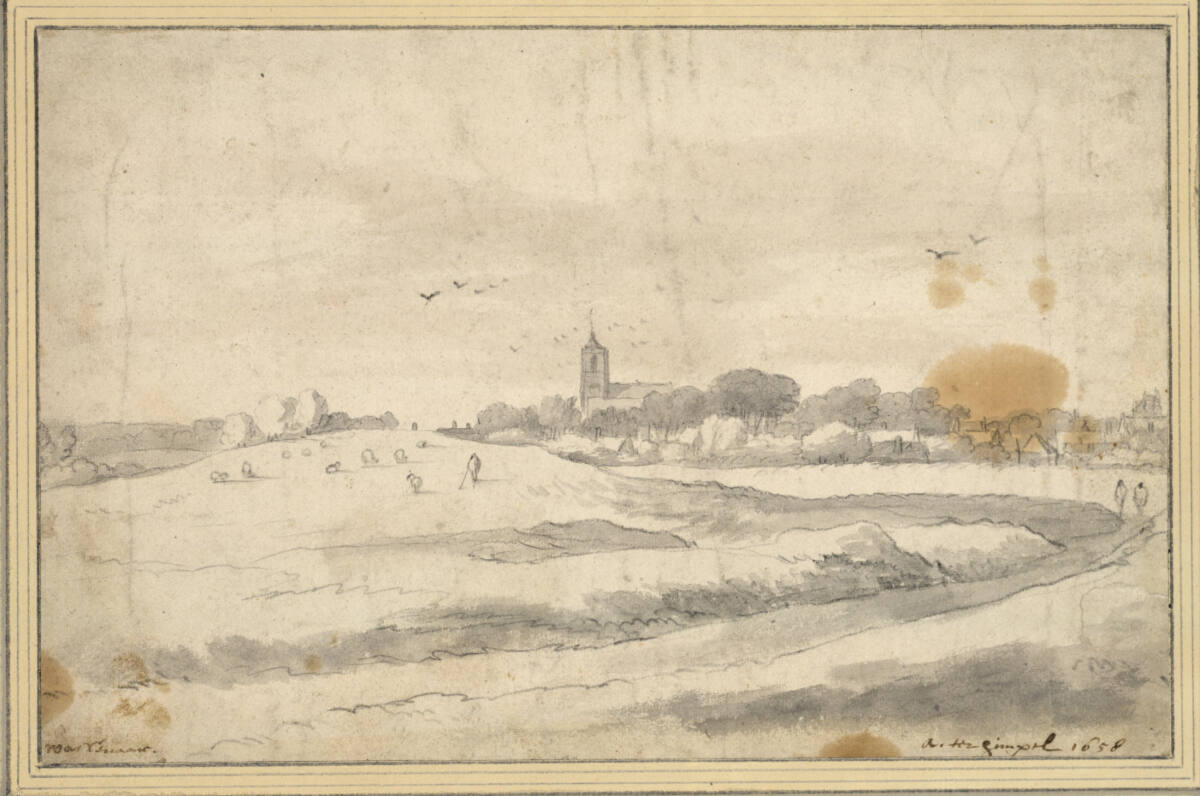 ArnoutterHimpel, Weidelandschaft mit Blick auf Wassenaar