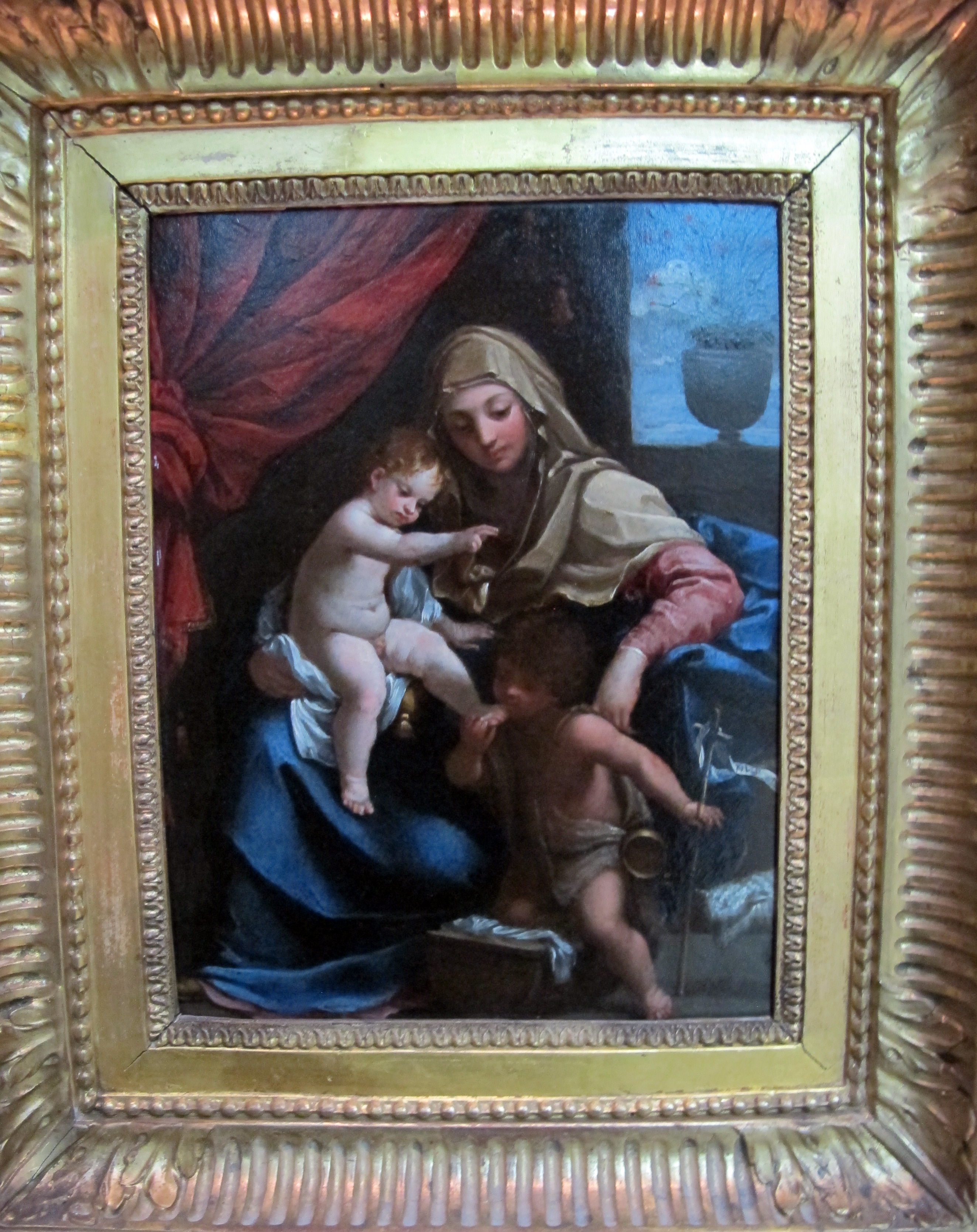Guido Reni, Madonna and Child with St. John the Baptist