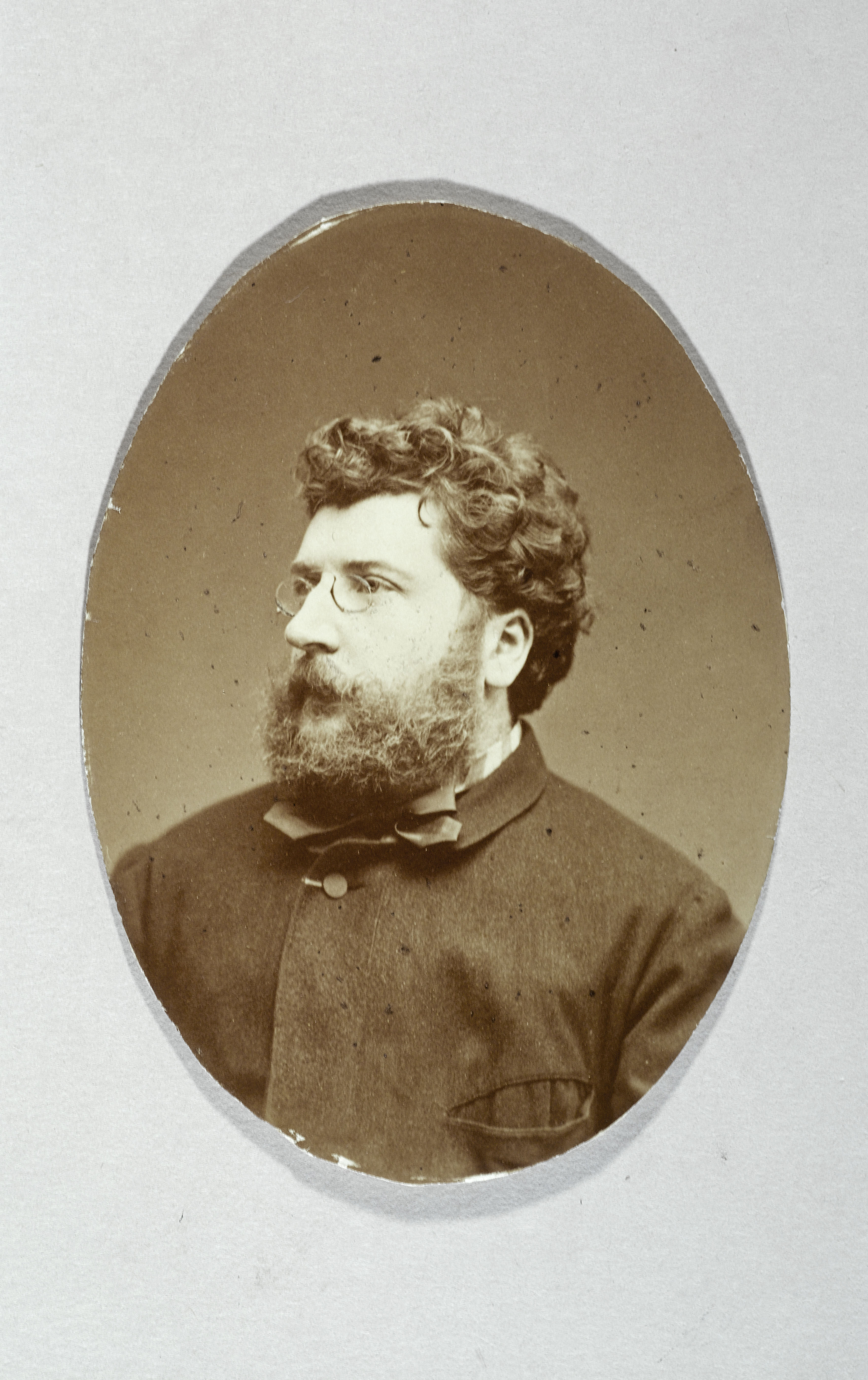 Etienne Carjat, Portrait de Georges Bizet (1838-1875), compositeur.