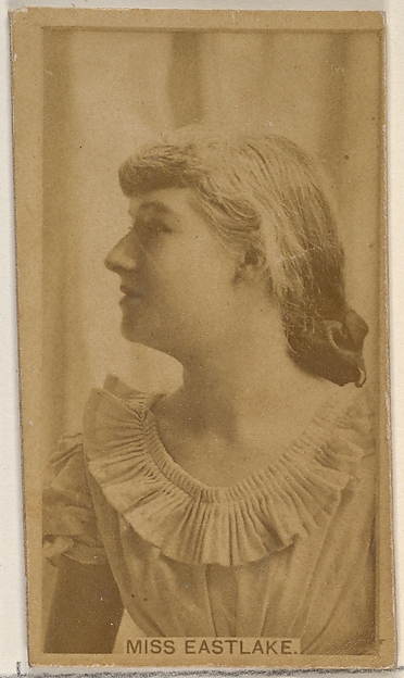 Allen & Ginter, Miss Eastlake, from the Actors and Actresses series (N45, Type 8) for Virginia Brights Cigarettes
