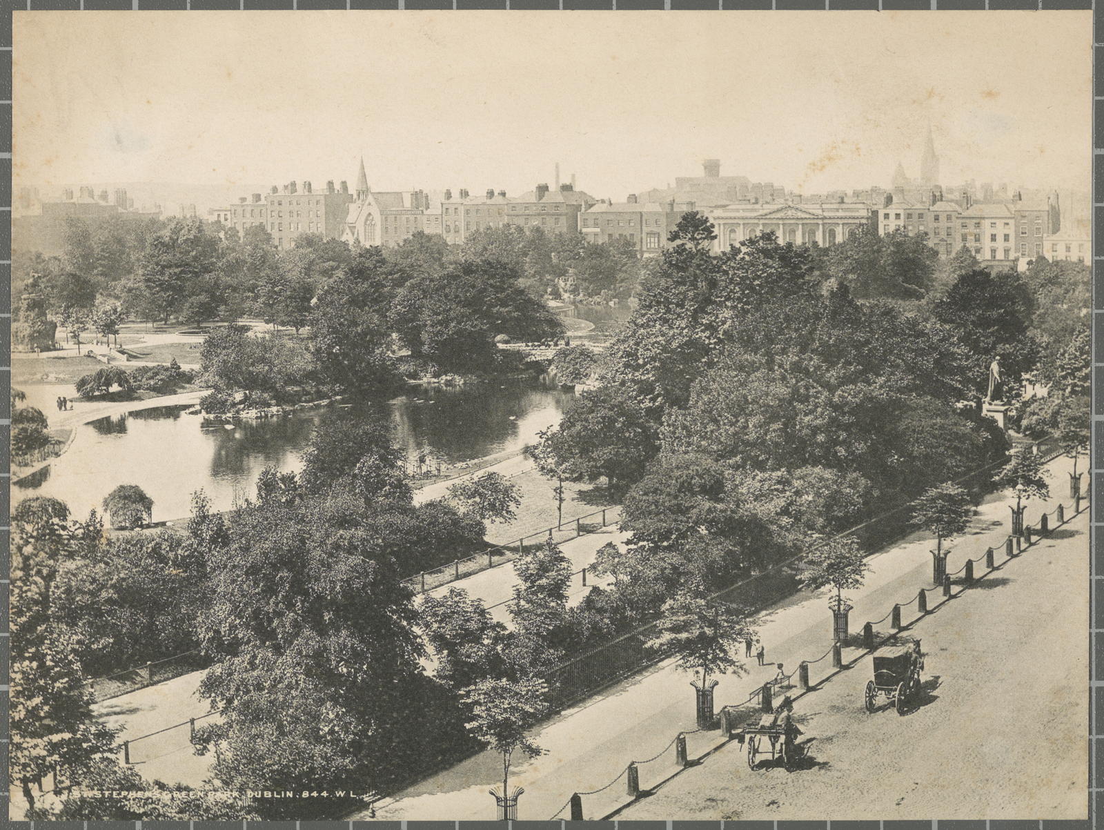 Desconegut, St Stephen's Green Park. Dublin, 844. W.L.