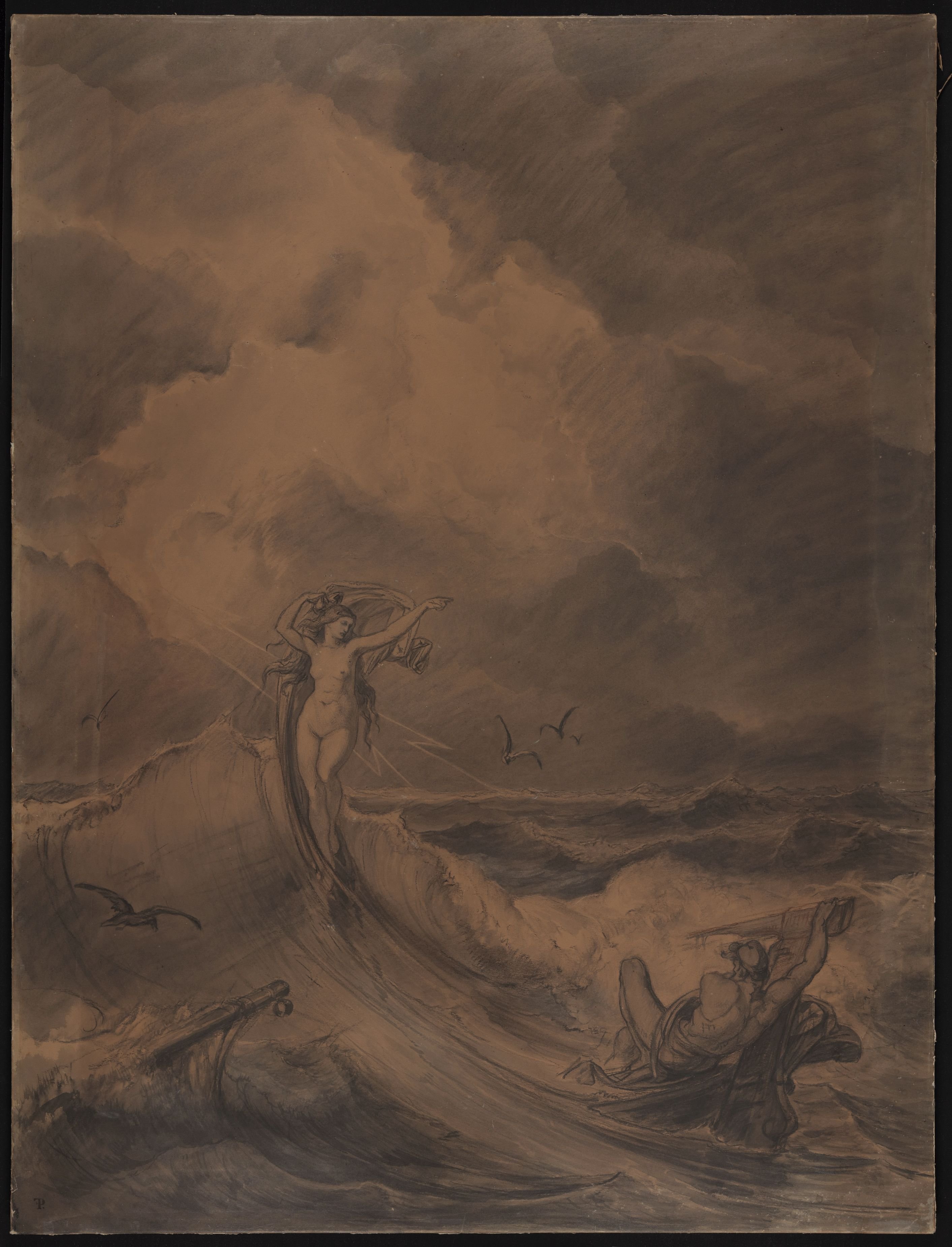 Friedrich Preller (der Ältere), Odysseus und Leukothea