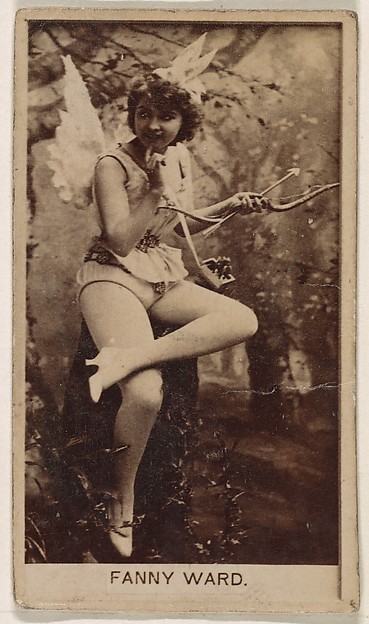 Kinney Brothers Tobacco Company, Fanny Ward, from the Actresses series (N245) issued by Kinney Brothers to promote Sweet Caporal Cigarettes