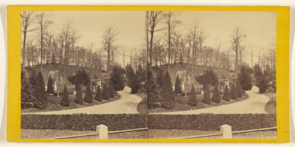 Edward and Henry T. Anthony & Co., Greenwood Cemetery. From Vine Dell, Looking Towards Ocean Hill.