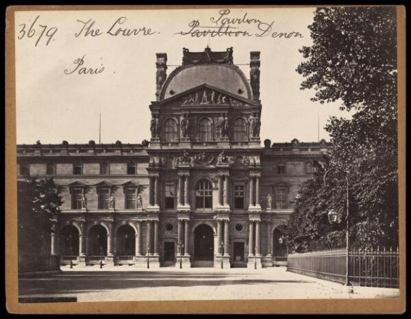 Francis Frith, The Louvre.  Pavilion Denon.  Paris