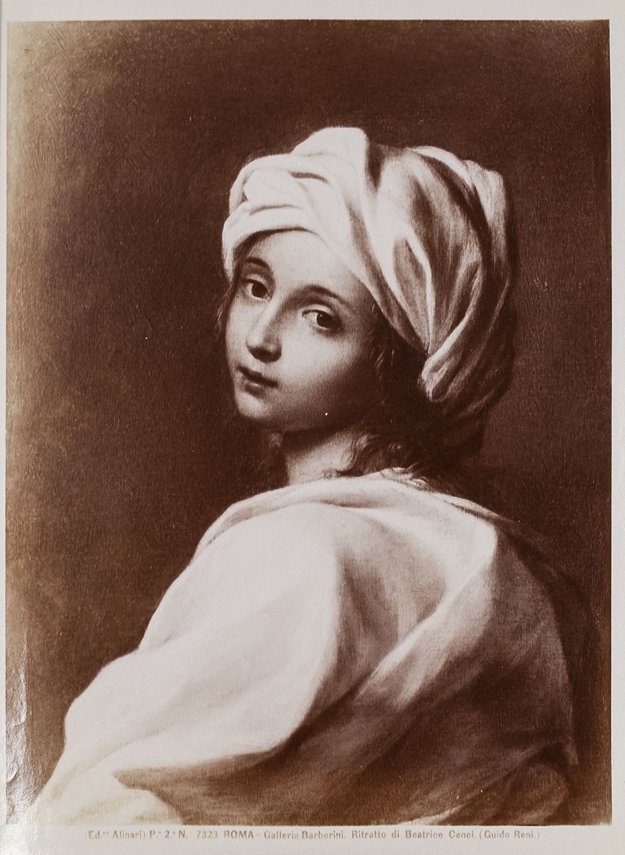 Fratelli Alinari, Guido Reni (zugeschr.): Porträt der Beatrice Cenci. Galleria Nazionale d'Arte Antica, Palazzo Barberini, Rom