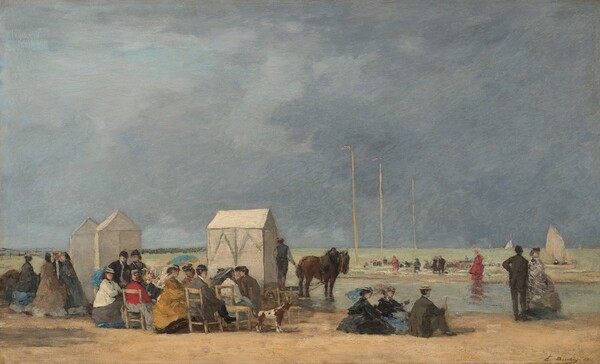 Eugène Boudin, Bathing Time at Deauville