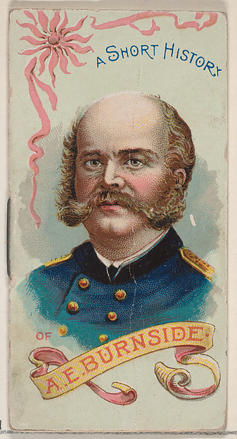 W. Duke, Sons & Co., A Short History of General Ambrose Everett Burnside, from the Histories of Generals series of booklets (N78) for Duke brand cigarettes