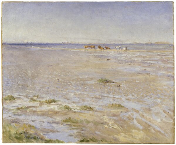 Nils Kreuger, En strand. Motiv från Varberg