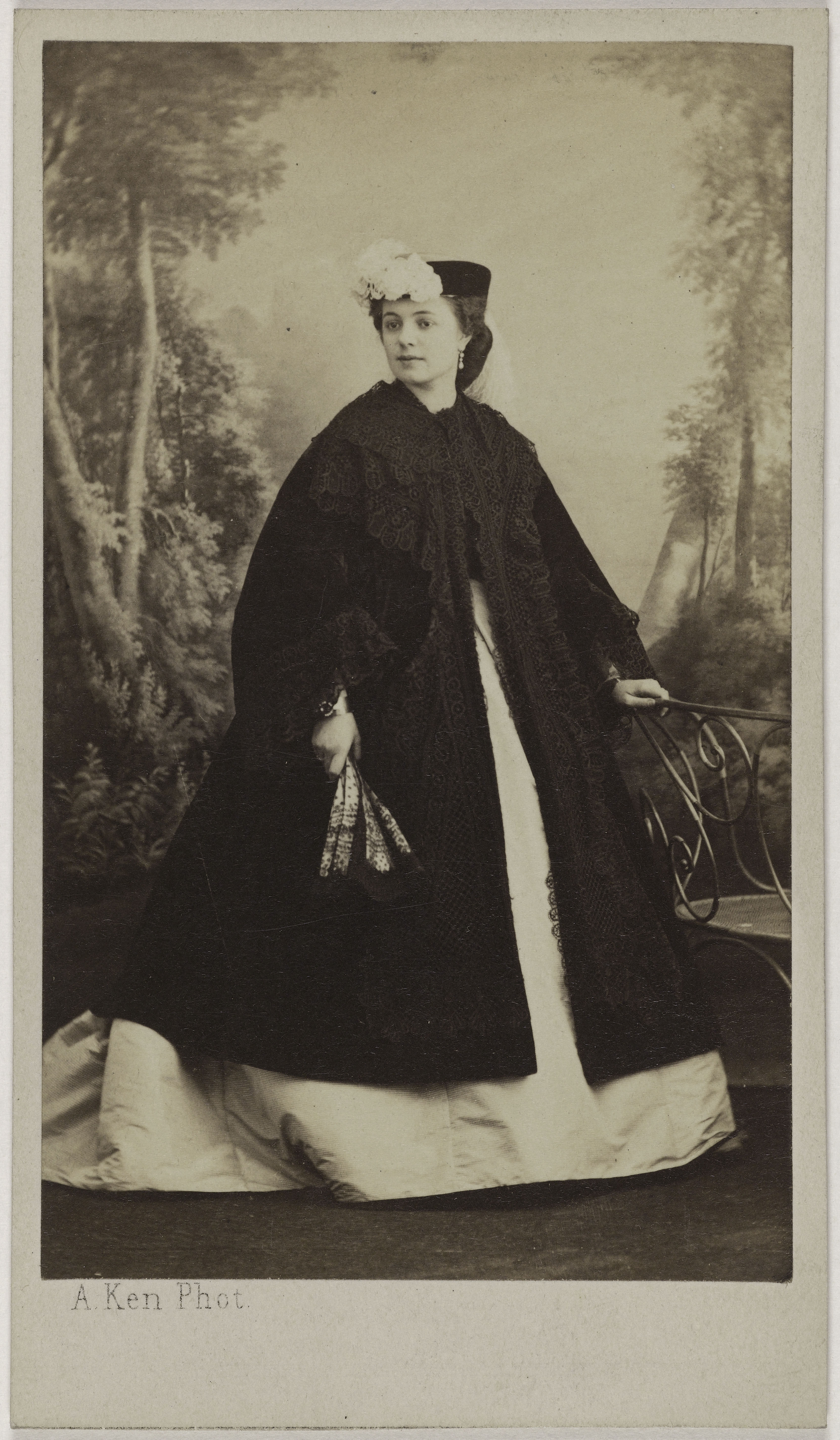 Alexandre Ken, Portrait d'Amélie Dachet ( -1889), (actrice)